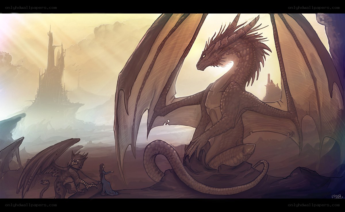 Dragon and its rider