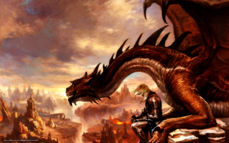 dragon and knight overlook ruins