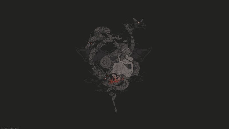 dragon and rider illustration