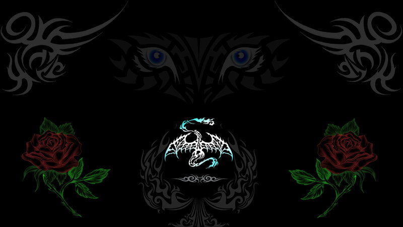 Dragon and Roses
