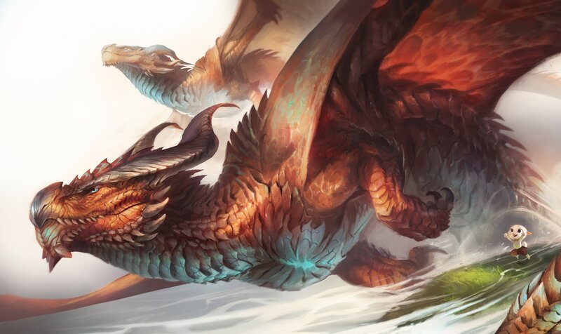 Dragon and Small Creature