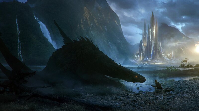Dragon and Traveler — Blue