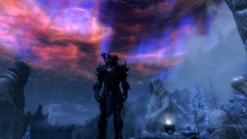 dragon armor under aurora