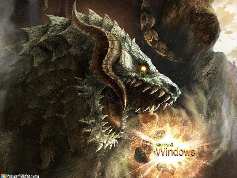dragon attacking with fire