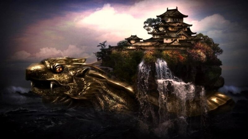 Dragon-Backed Castle Island