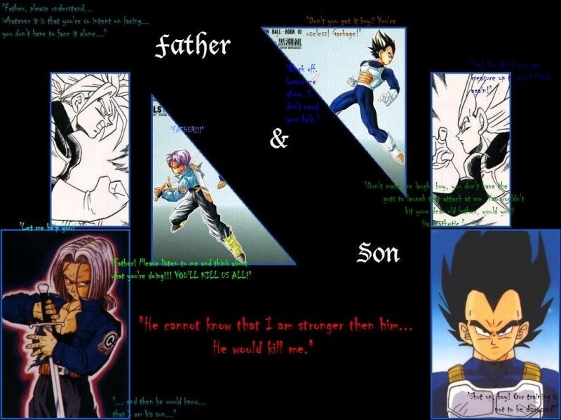 Dragon Ball父子 conflict collage