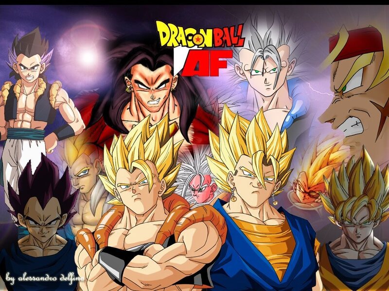 Dragon Ball AF character collage