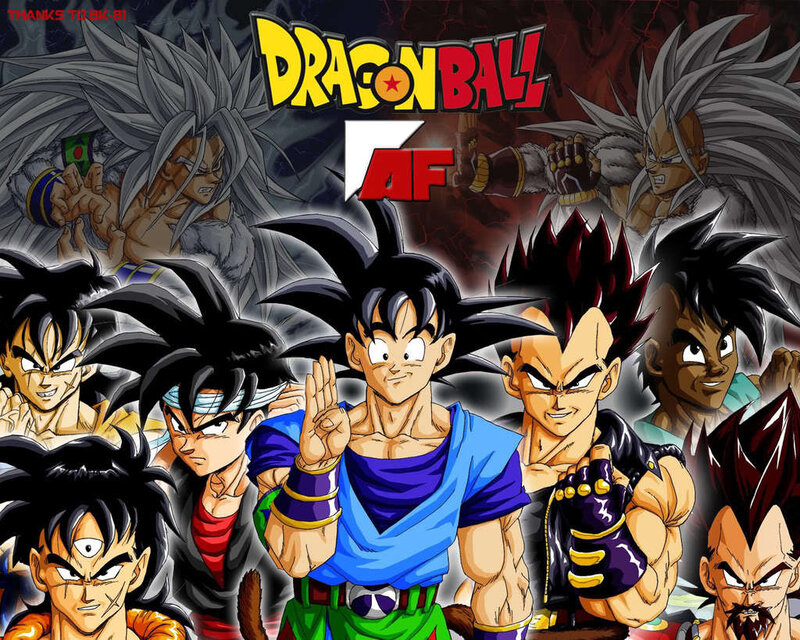 Dragon Ball AF character collage