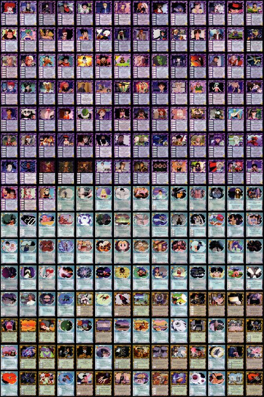 Dragon Ball and anime card collection