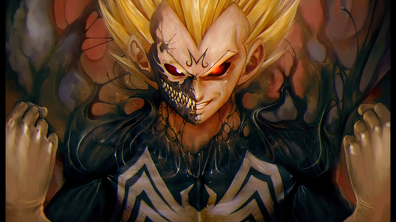 Dragon Ball Character — Black, Dramatic
