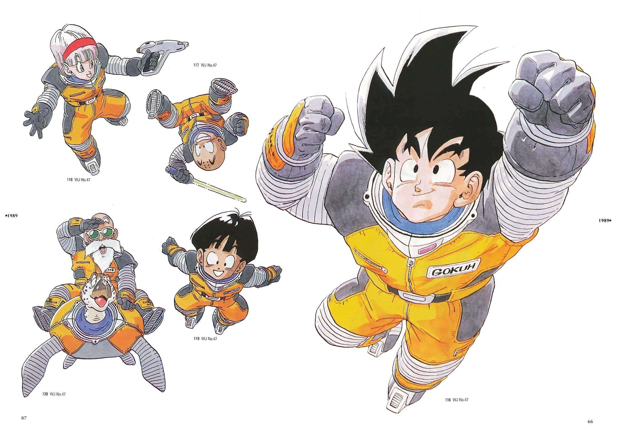 Dragon Ball character designs
