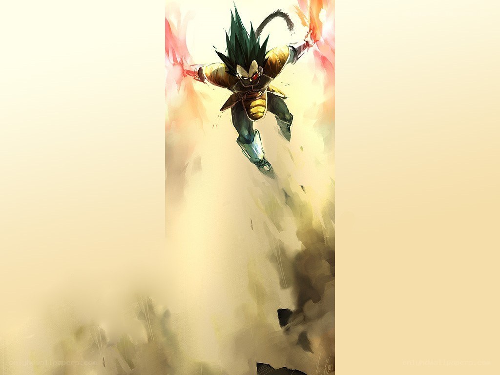 Dragon Ball character in action
