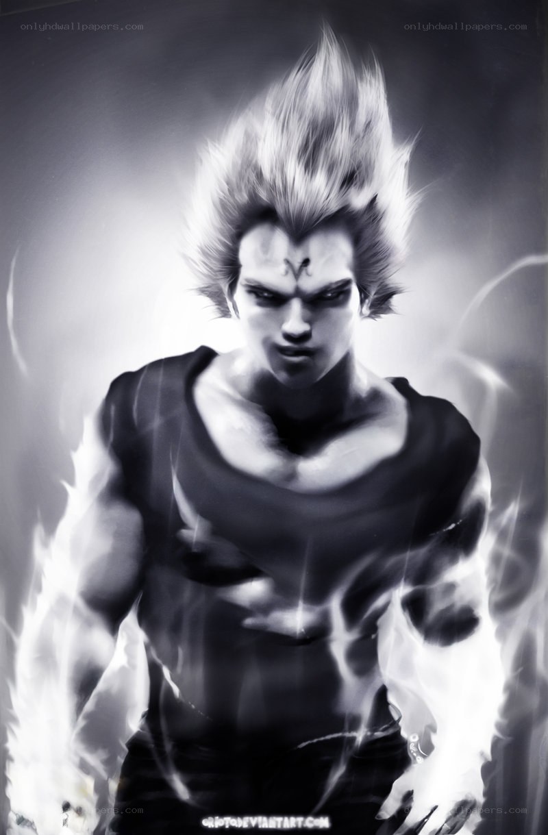 dragon ball character in energy aura
