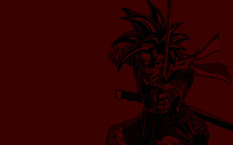 Dragon Ball character with sword