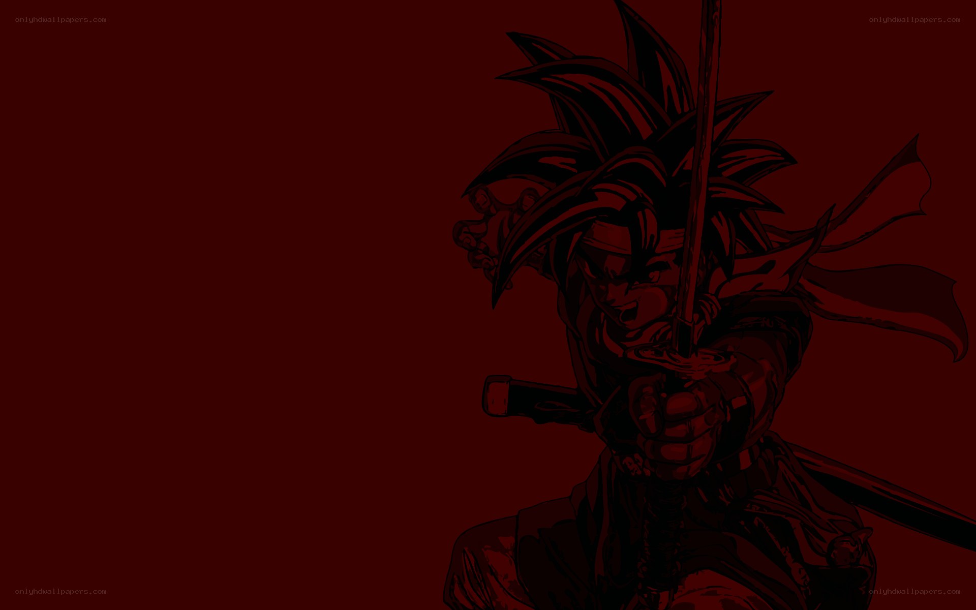 Dragon Ball character with sword