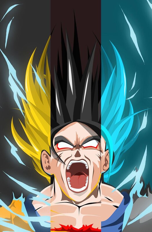 Dragon Ball Character — Yellow, Dramatic