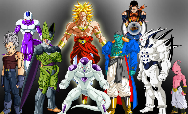 Dragon Ball Characters — Black, Dramatic
