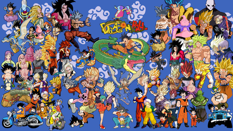 Dragon Ball Characters — Blue, Dynamic