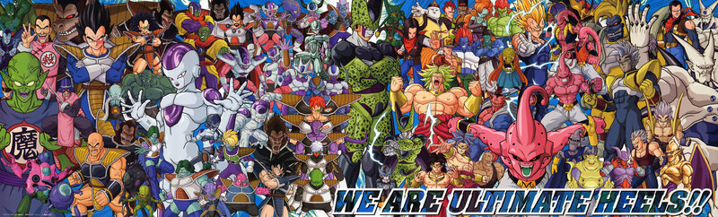 Dragon Ball characters collage