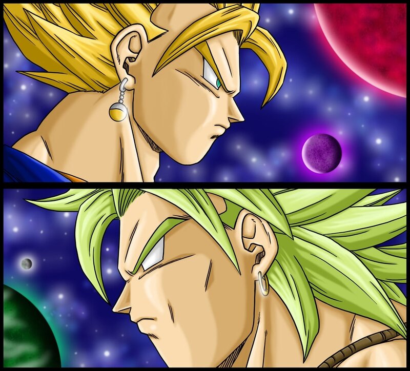 Dragon Ball characters in space