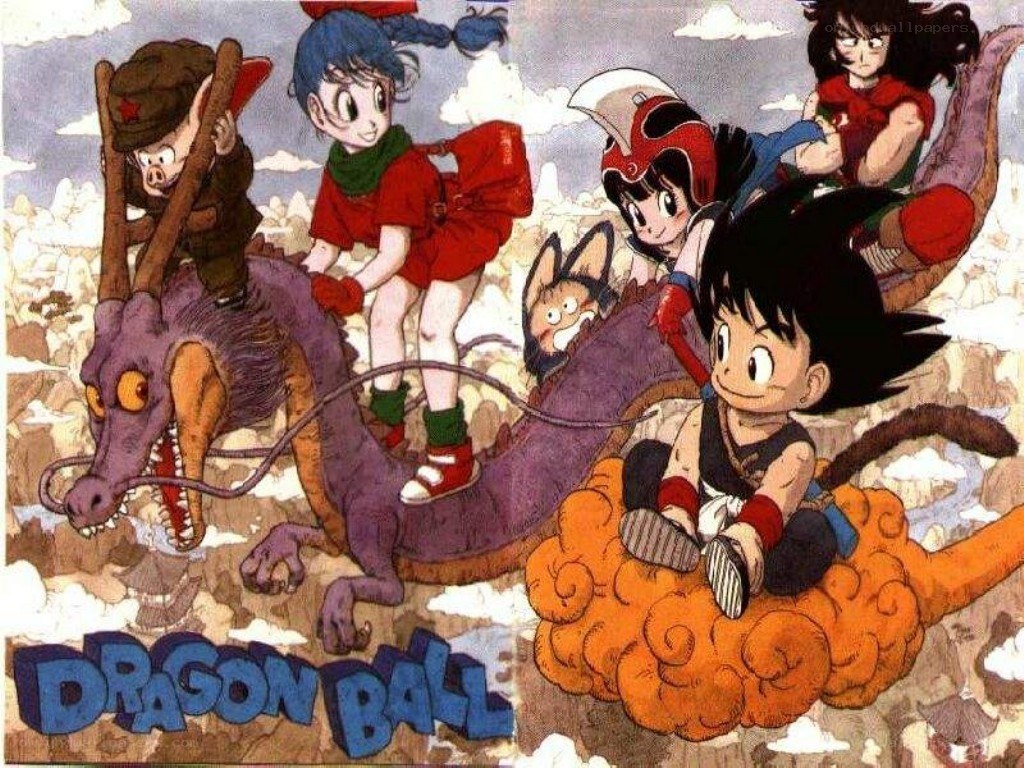 Dragon Ball characters on a journey