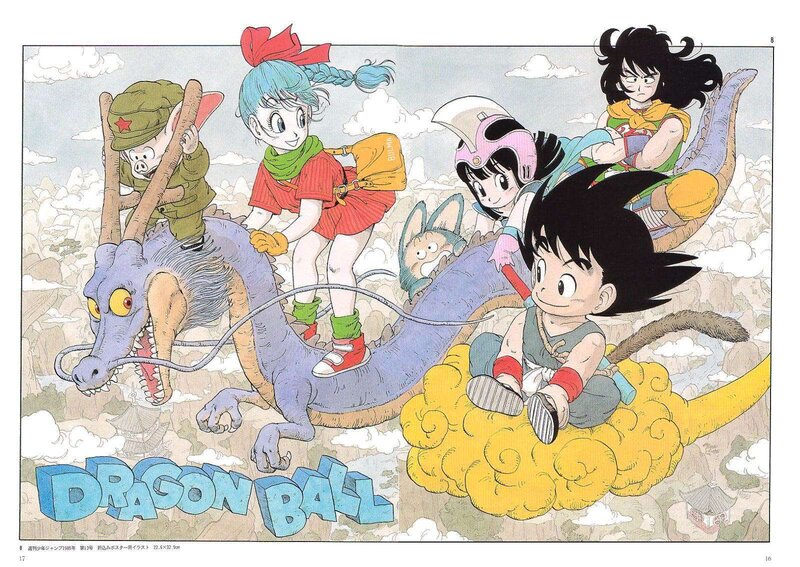 Dragon Ball characters on a journey