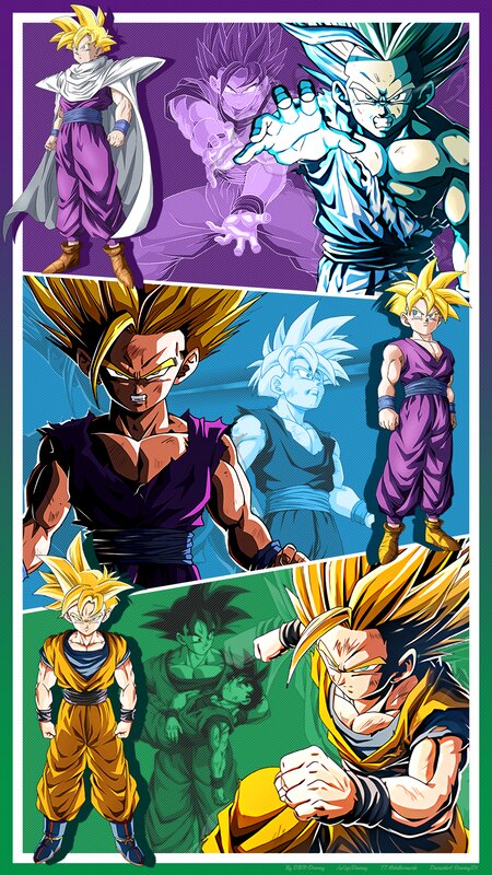 Dragon Ball Characters — Purple, Dramatic, Manga