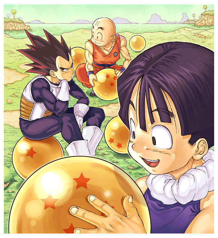 Dragon Ball characters with spheres
