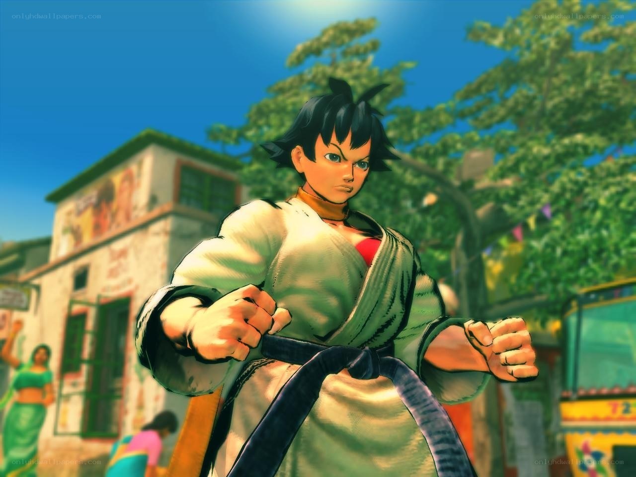 Dragon Ball Fighter in a Town