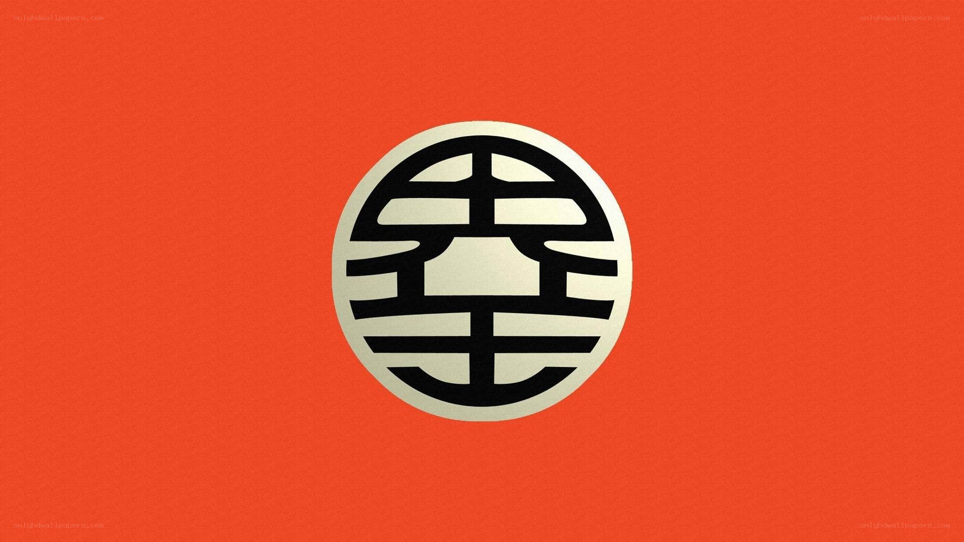 Dragon Ball symbol on red