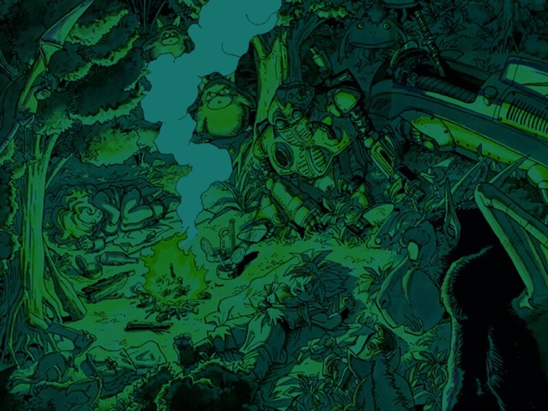 Dragon Ball Z battle aftermath