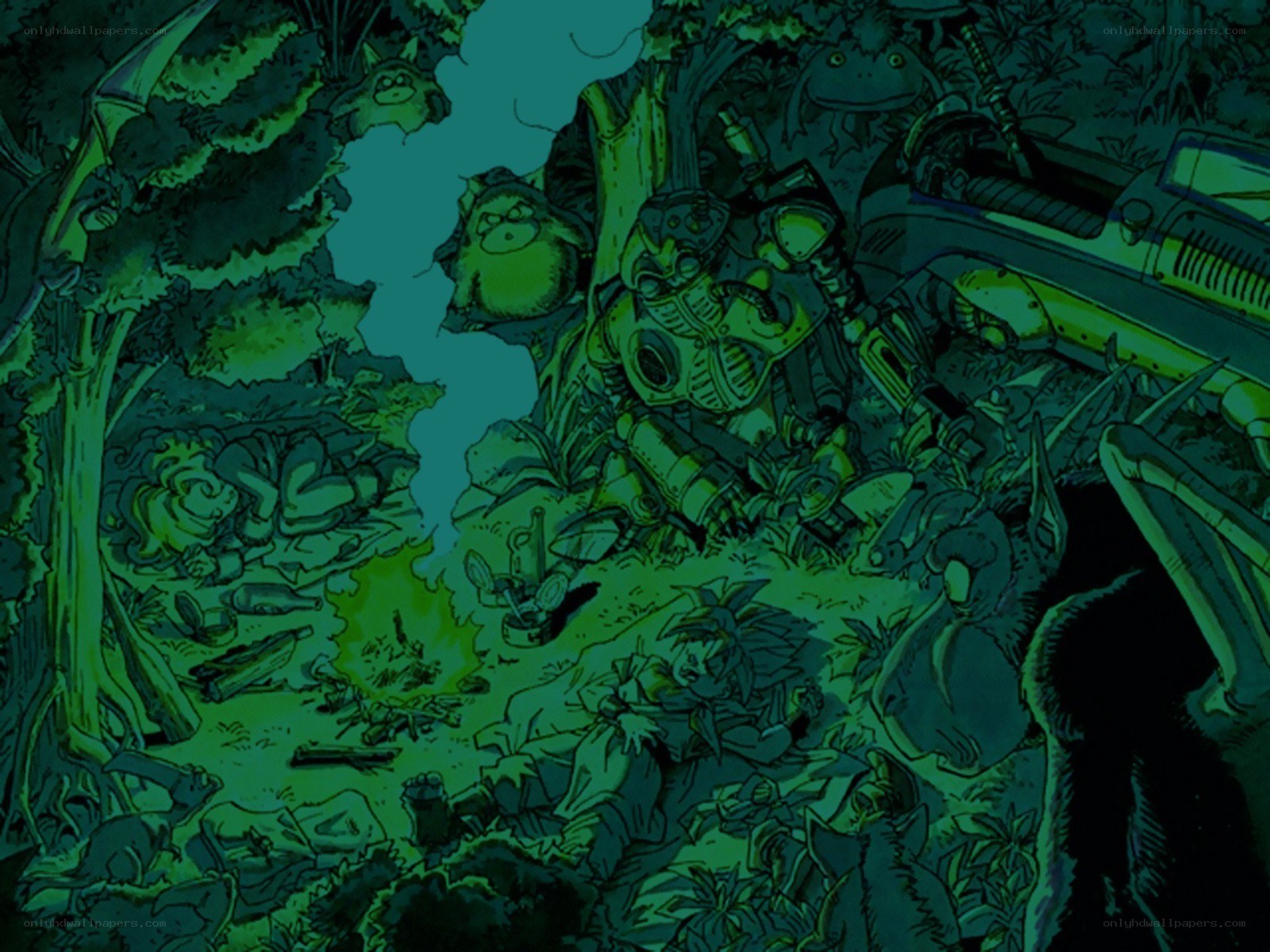 Dragon Ball Z battle aftermath