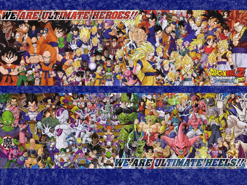 Dragon Ball Z character collage