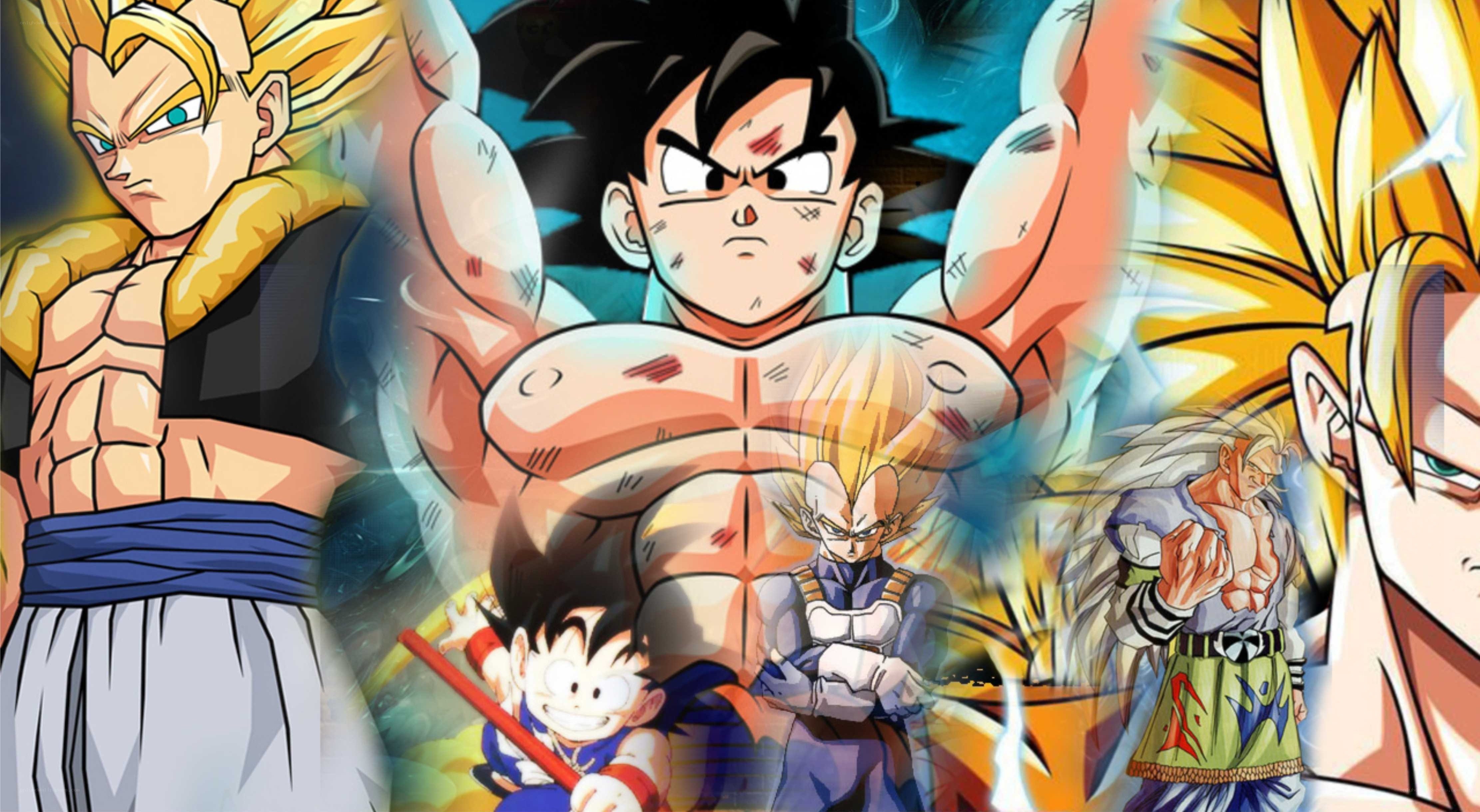 Dragon Ball Z character collage