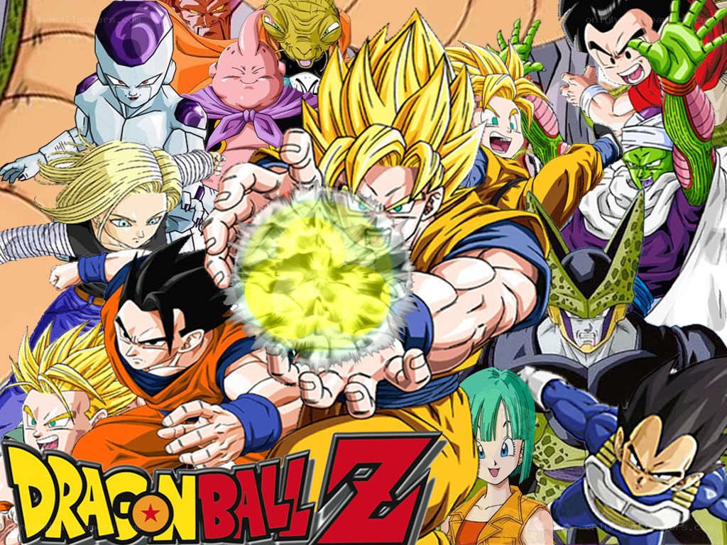 Dragon Ball Z character collage