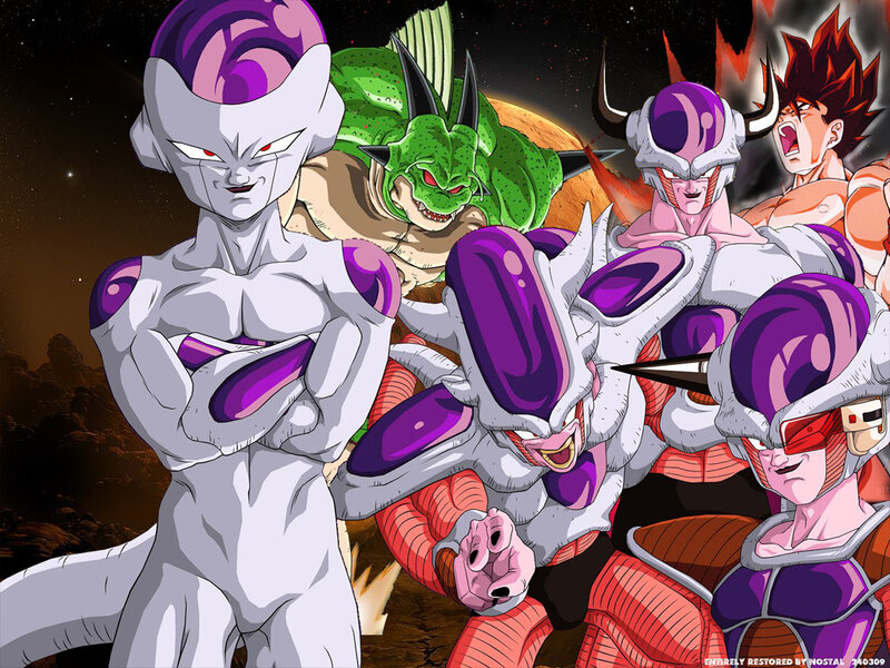 Dragon Ball Z character collage