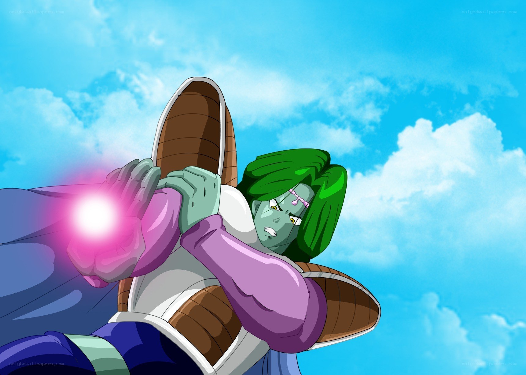 Dragon Ball Z character in action
