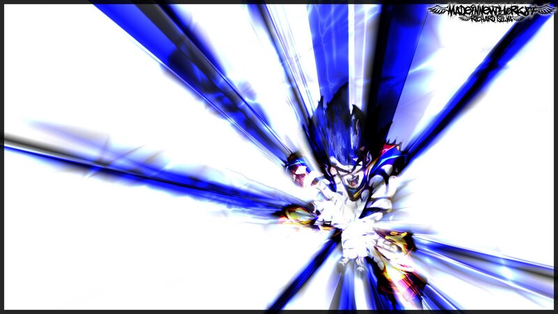 Dragon Ball Z character in energy burst