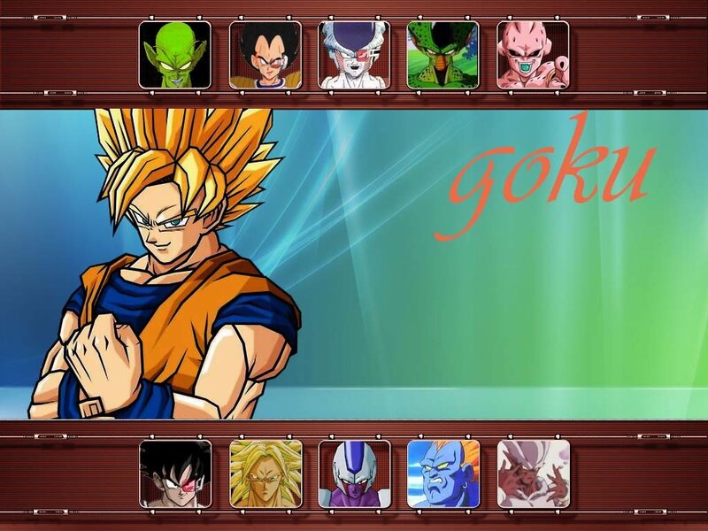 Dragon Ball Z character selection