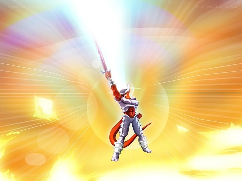 Dragon Ball Z character with sword
