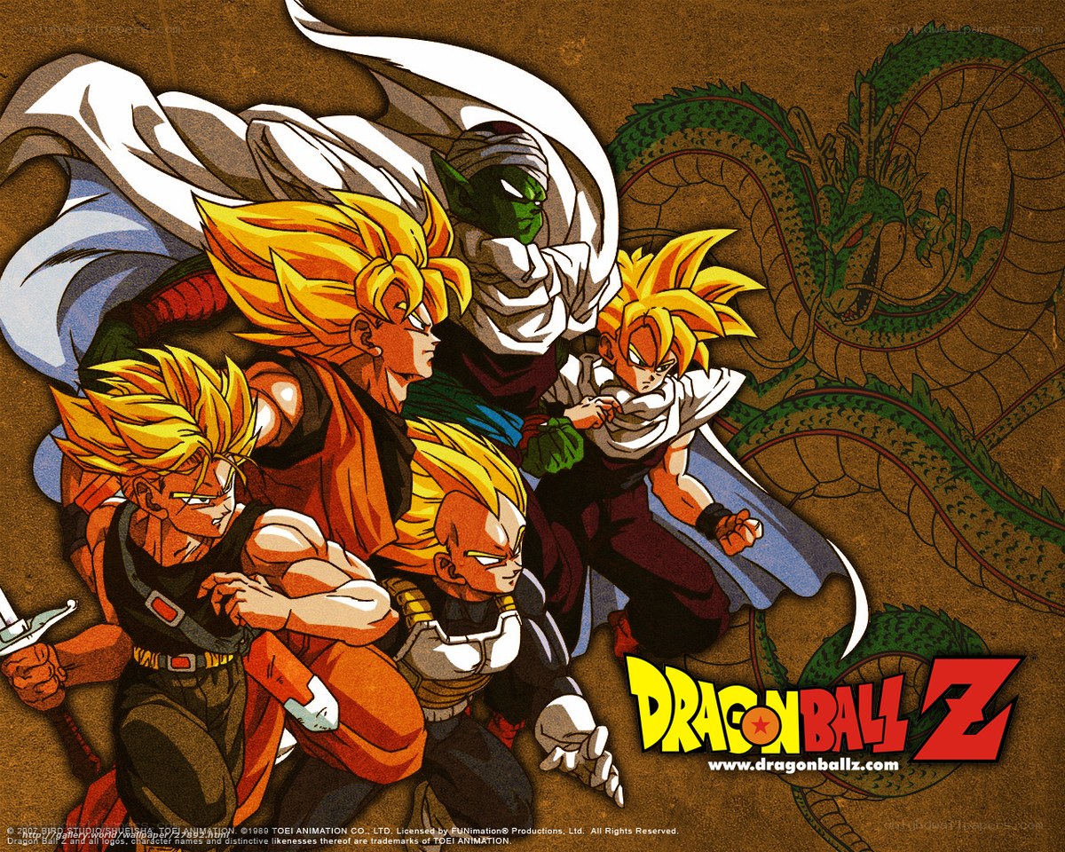 Dragon Ball Z characters artwork