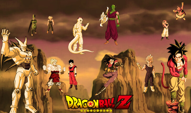 Dragon Ball Z Characters — Brown
