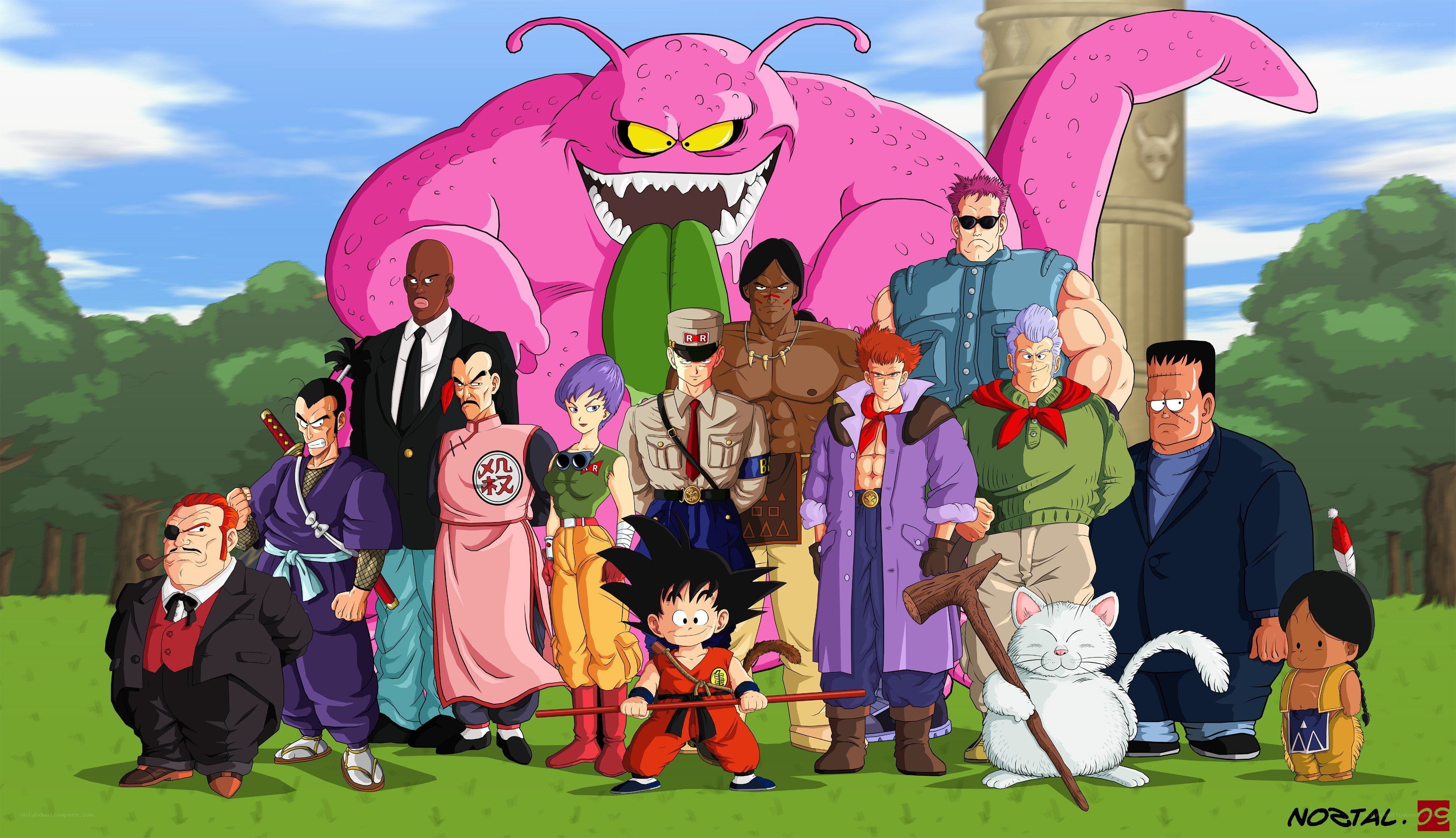 Dragon Ball Z characters group