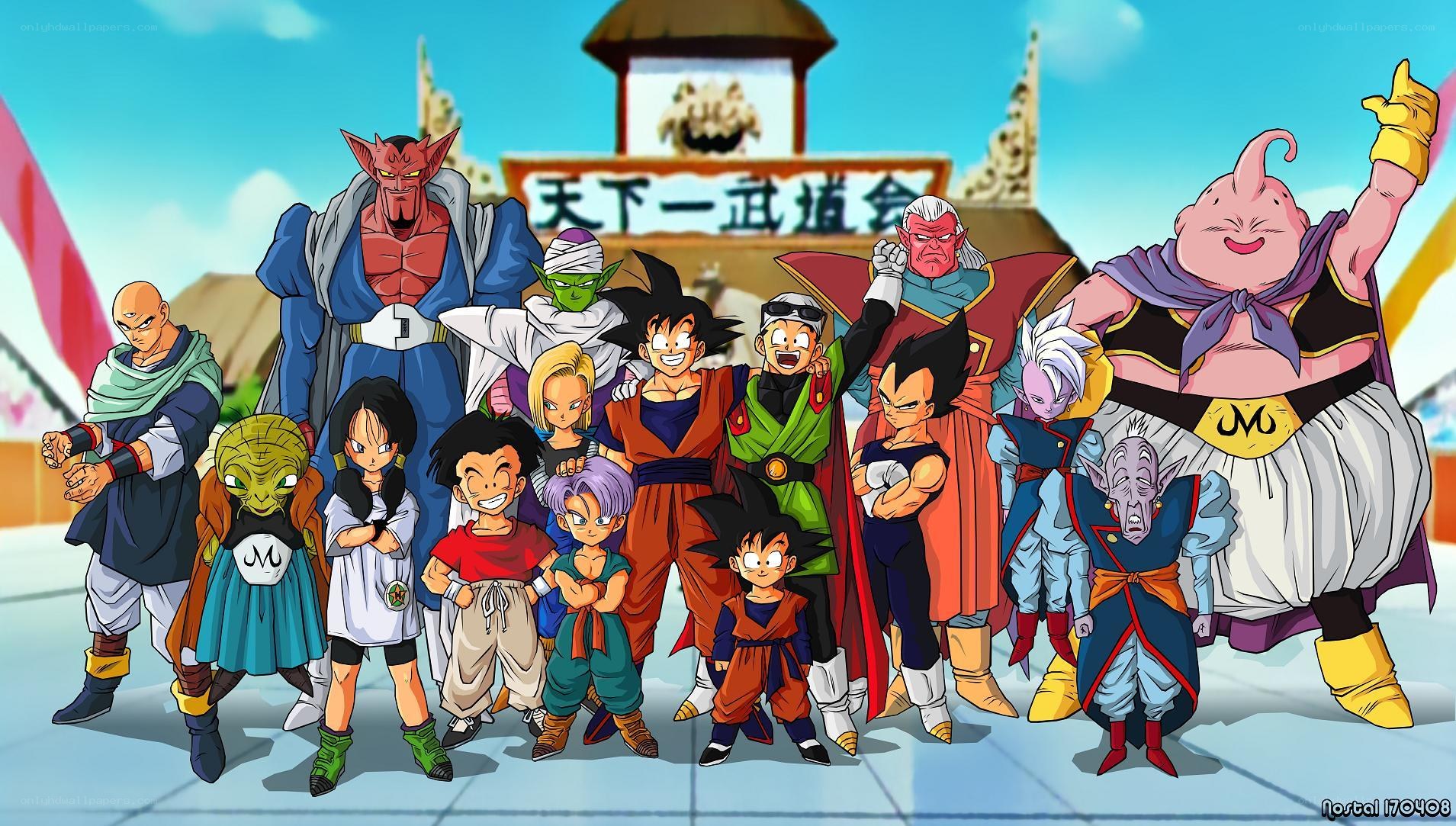 Dragon Ball Z characters group