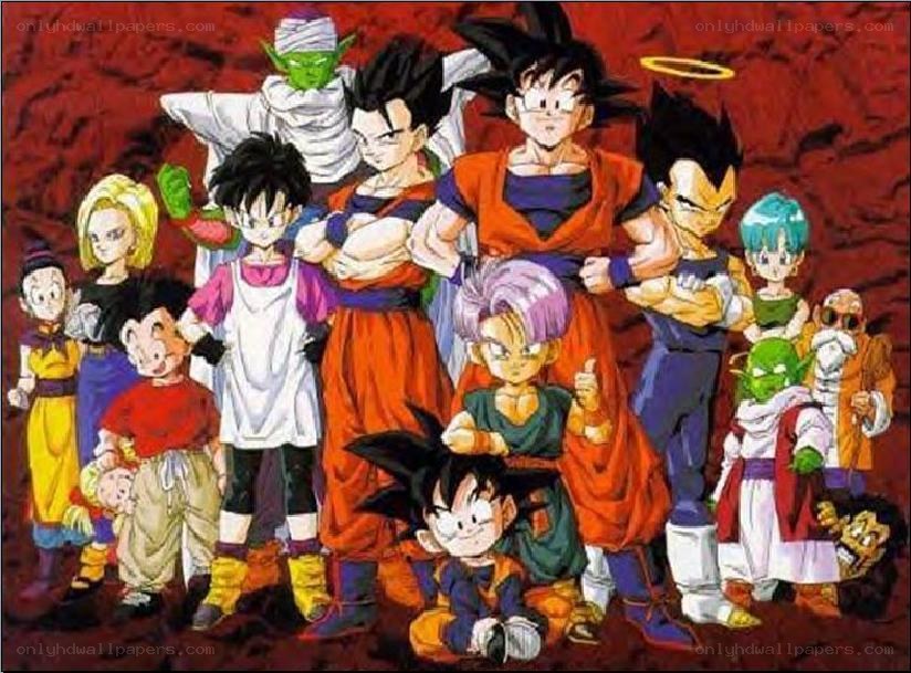 Dragon Ball Z characters group
