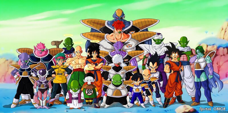 Dragon Ball Z characters group