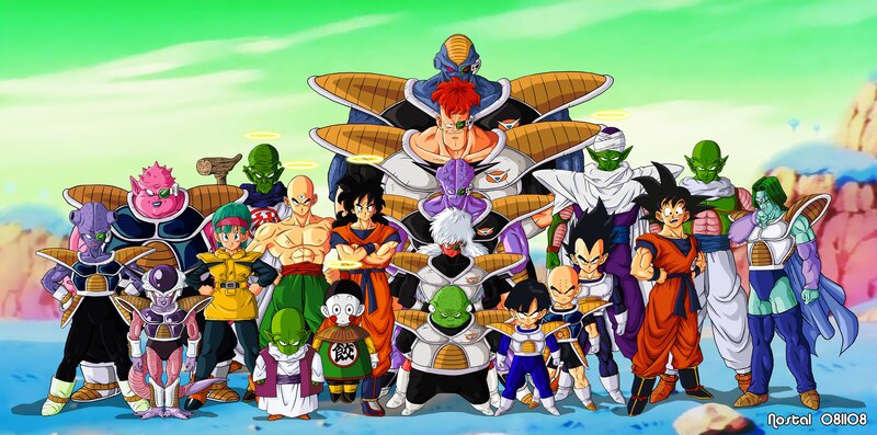 Dragon Ball Z characters group
