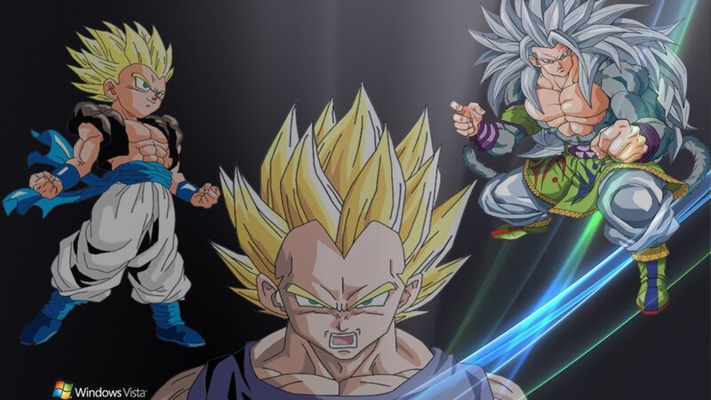 Dragon Ball Z characters in action
