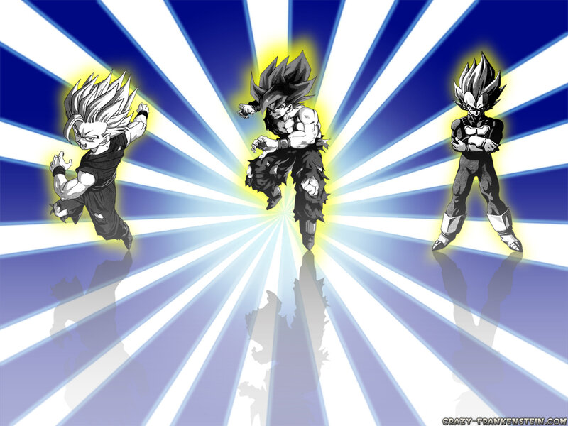 Dragon Ball Z characters in action