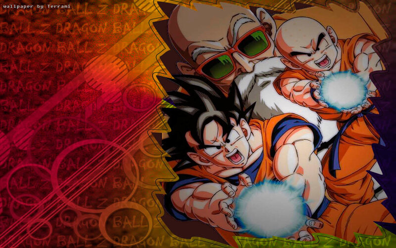 Dragon Ball Z characters in action